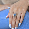 Anillo de banquete con incrustaciones de estilo francés – imagen 2