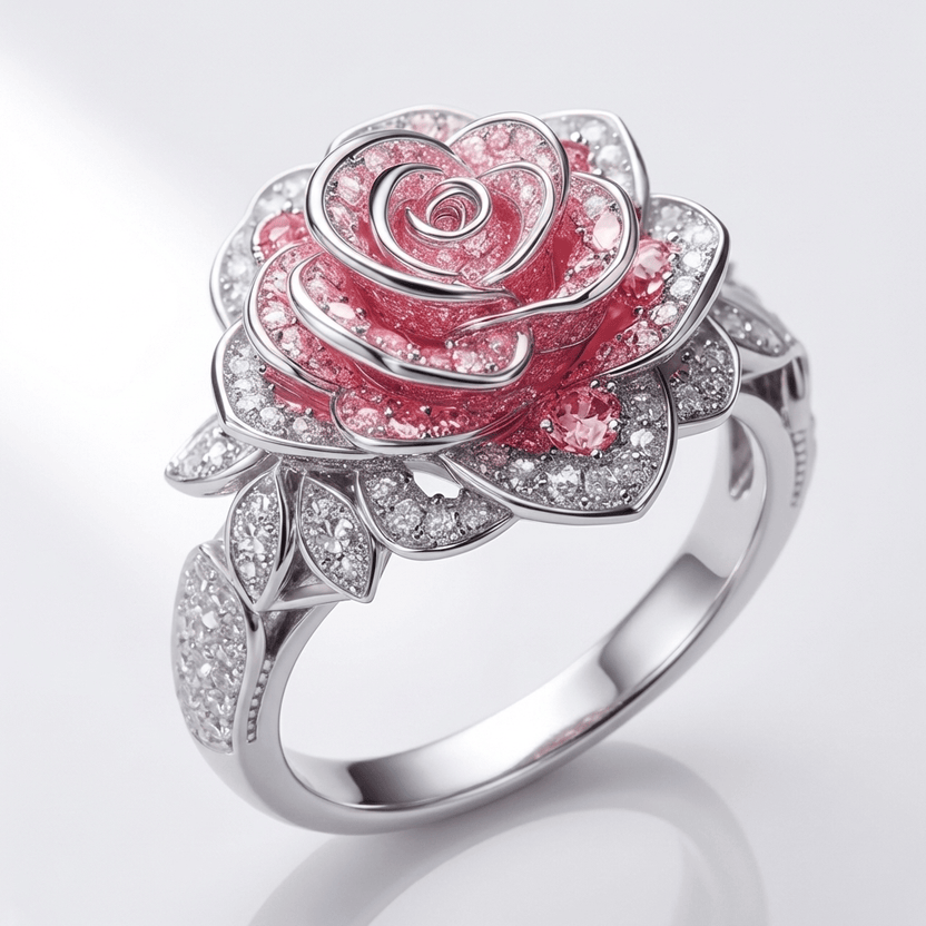 Anillo Rose Nostalgia clásico