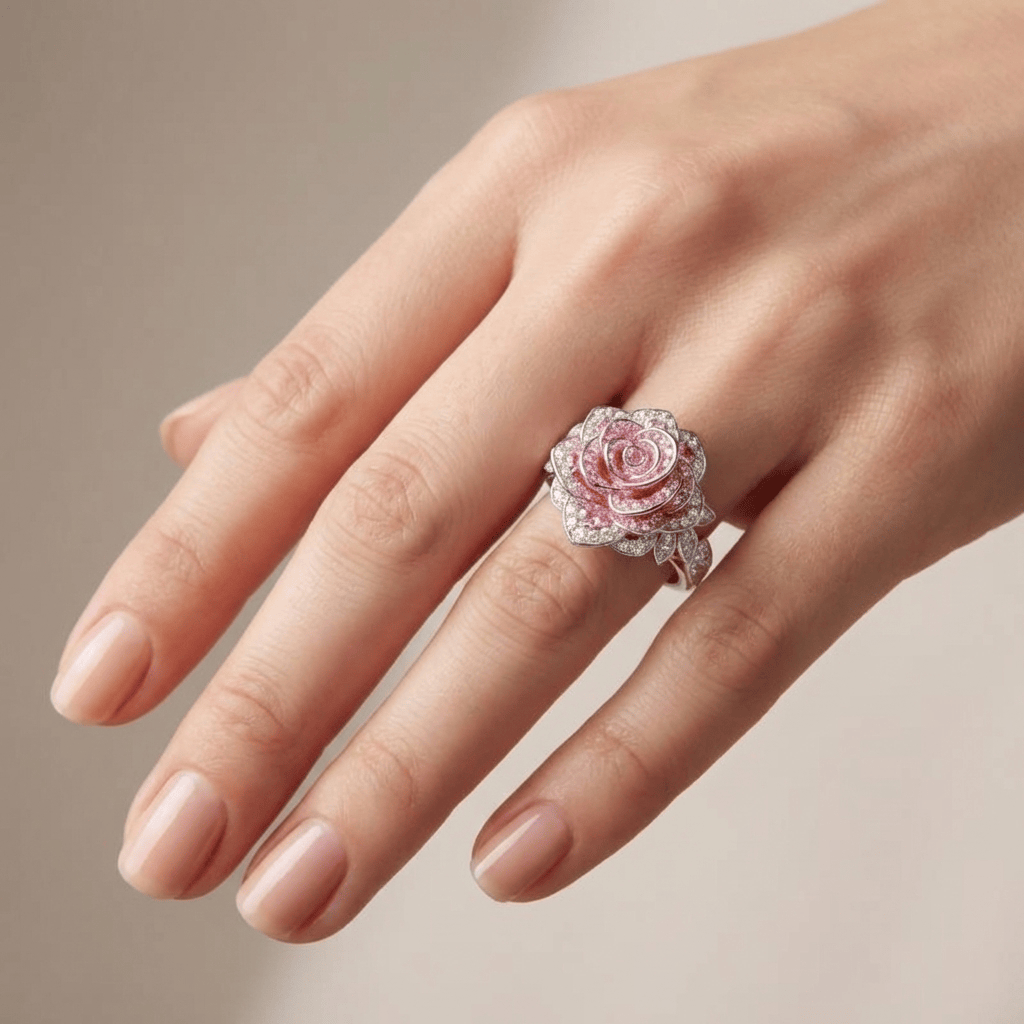 Anillo Rose Nostalgia clásico – imagen 2