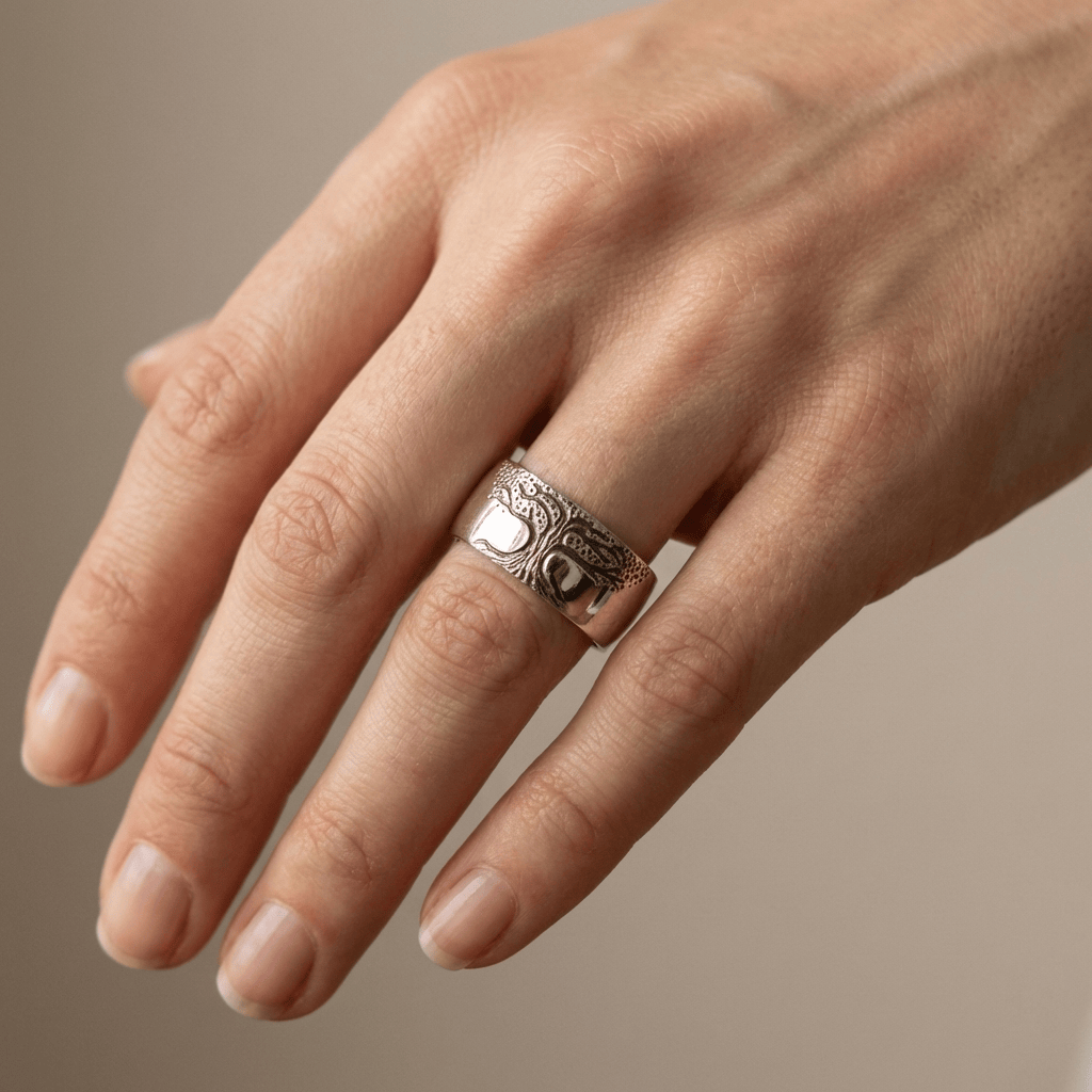 Anillo árbol de la vida llamativo – imagen 2