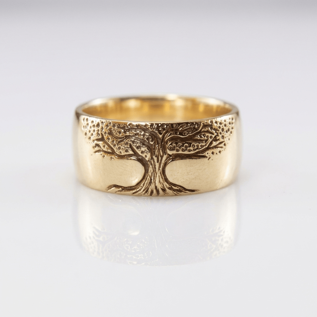 Anillo árbol de la vida llamativo – imagen 3