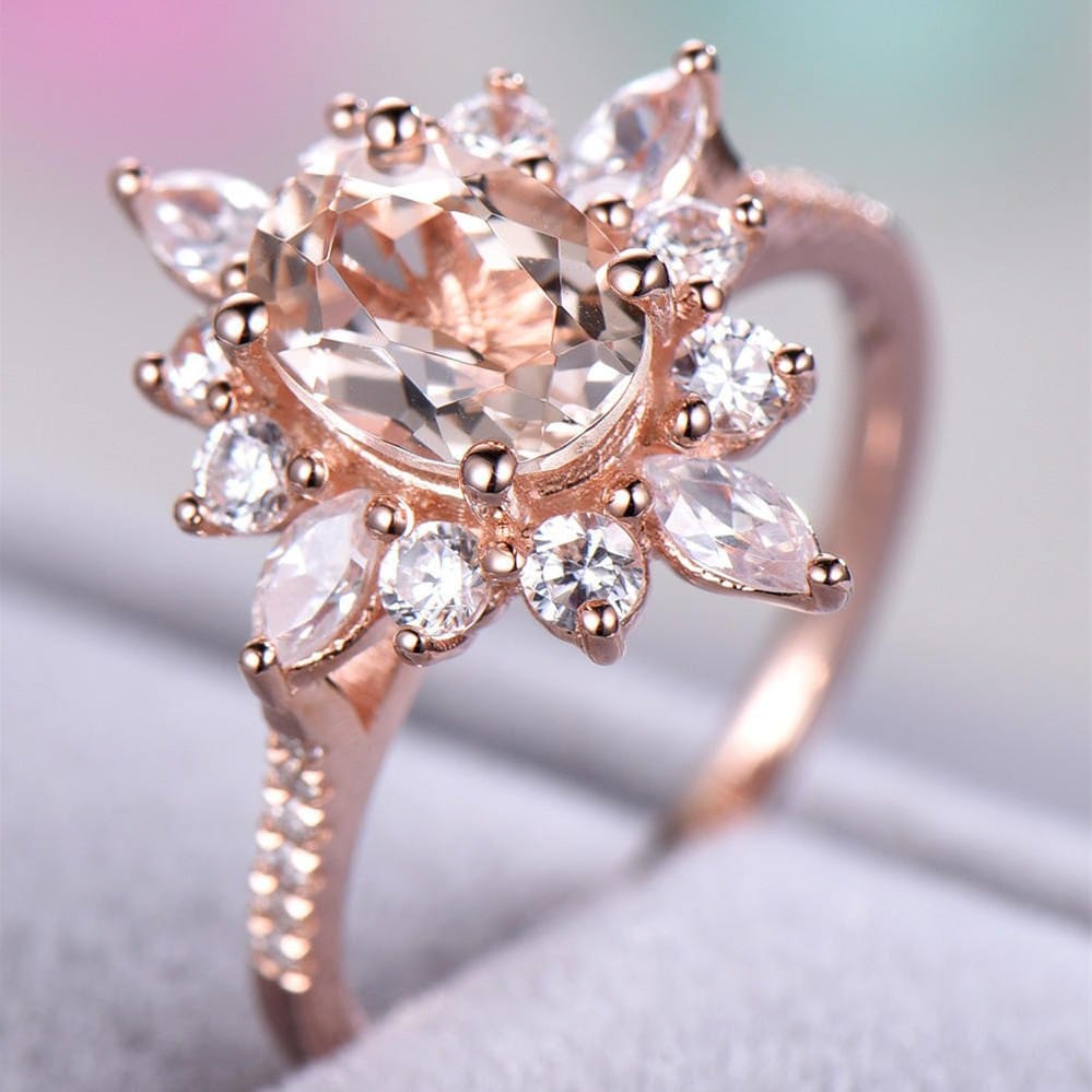 Anillo corona de racimo de lujo – imagen 2