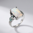 Anillo de ópalo radiante Aurora – imagen 2