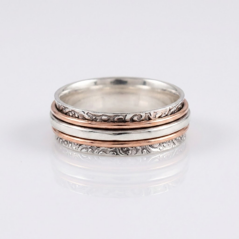 Anillo de circonita de banda apilable