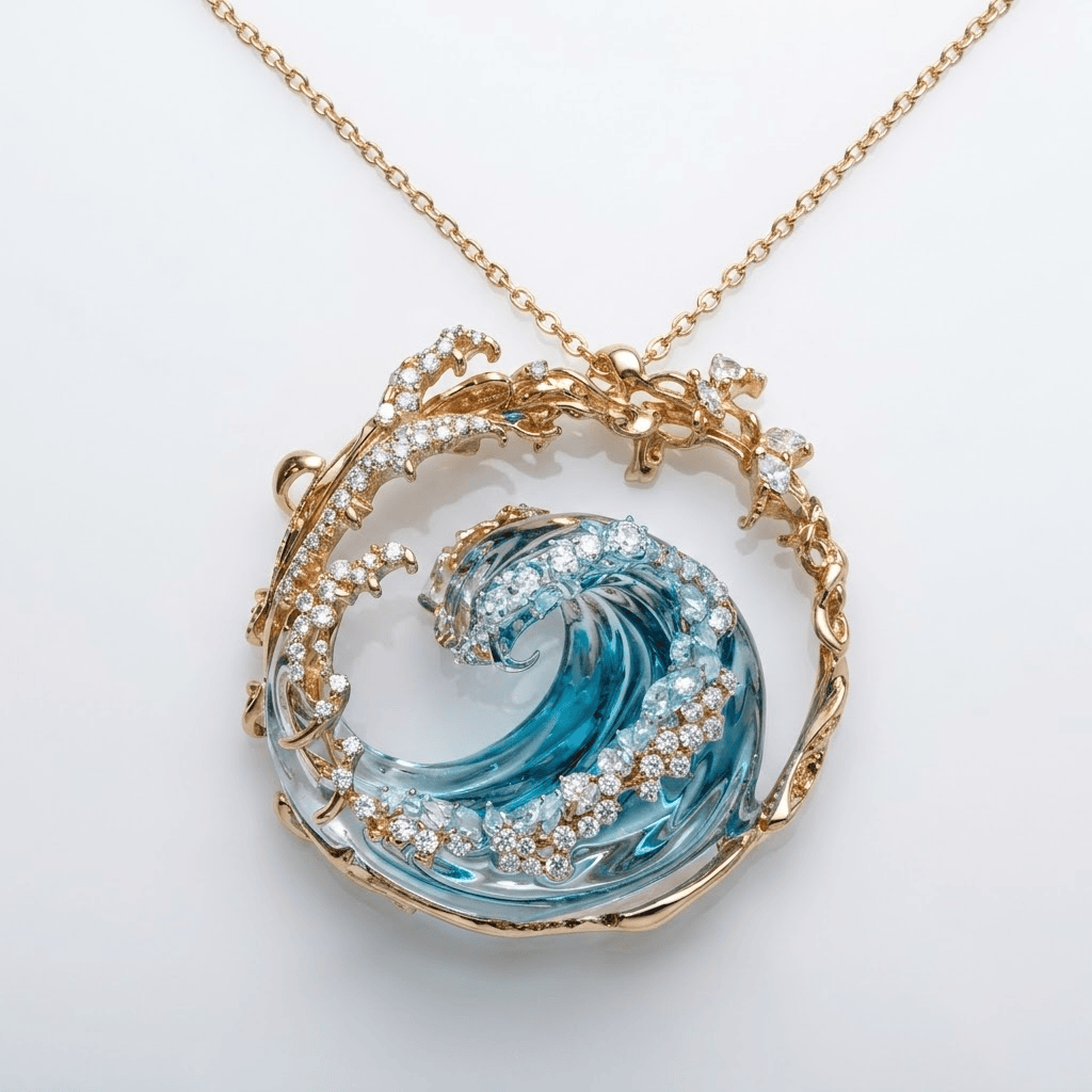 Collar Azure Wave – imagen 2