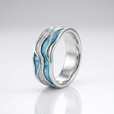 Anillo de olas del mar