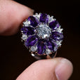 Anillo protagonista con flor real – imagen 2