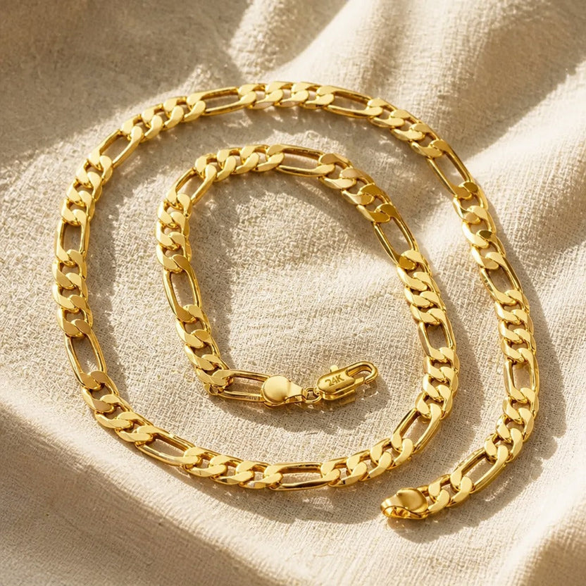 Collar de cadena de oro Monaco