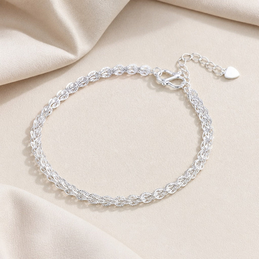 Pulsera fénix de plata premium