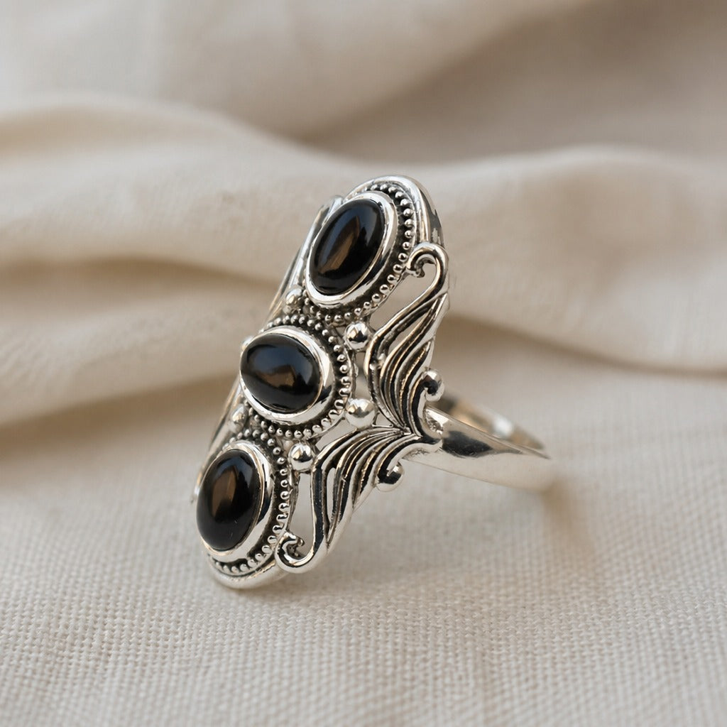 Anillo Victorian Noir Signature – imagen 2