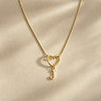 Collar inicial corazón Evermore – imagen 12