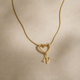 Collar inicial corazón Evermore – imagen 16
