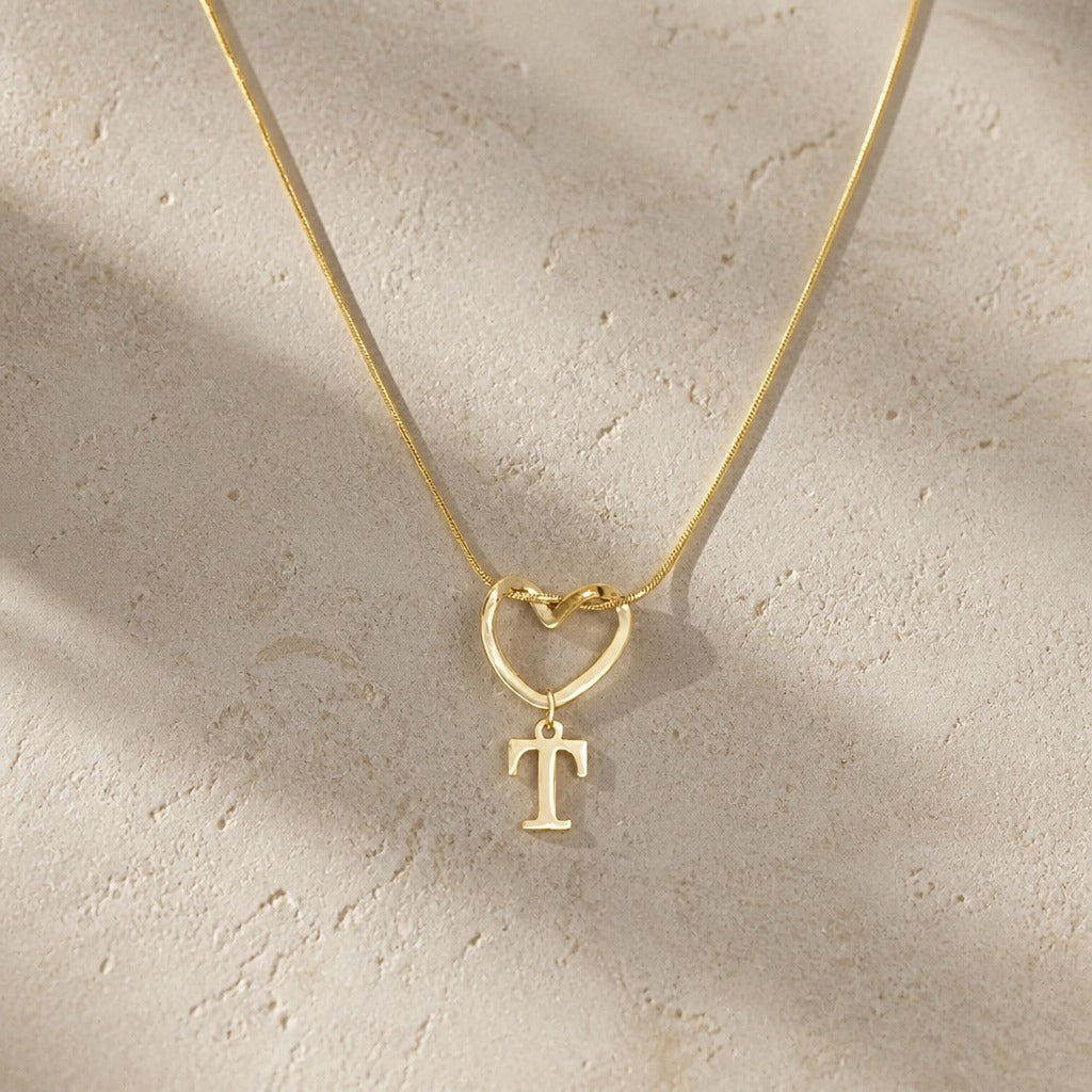 Collar inicial corazón Evermore – imagen 22