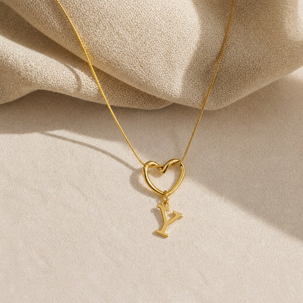 Collar inicial corazón Evermore – imagen 27