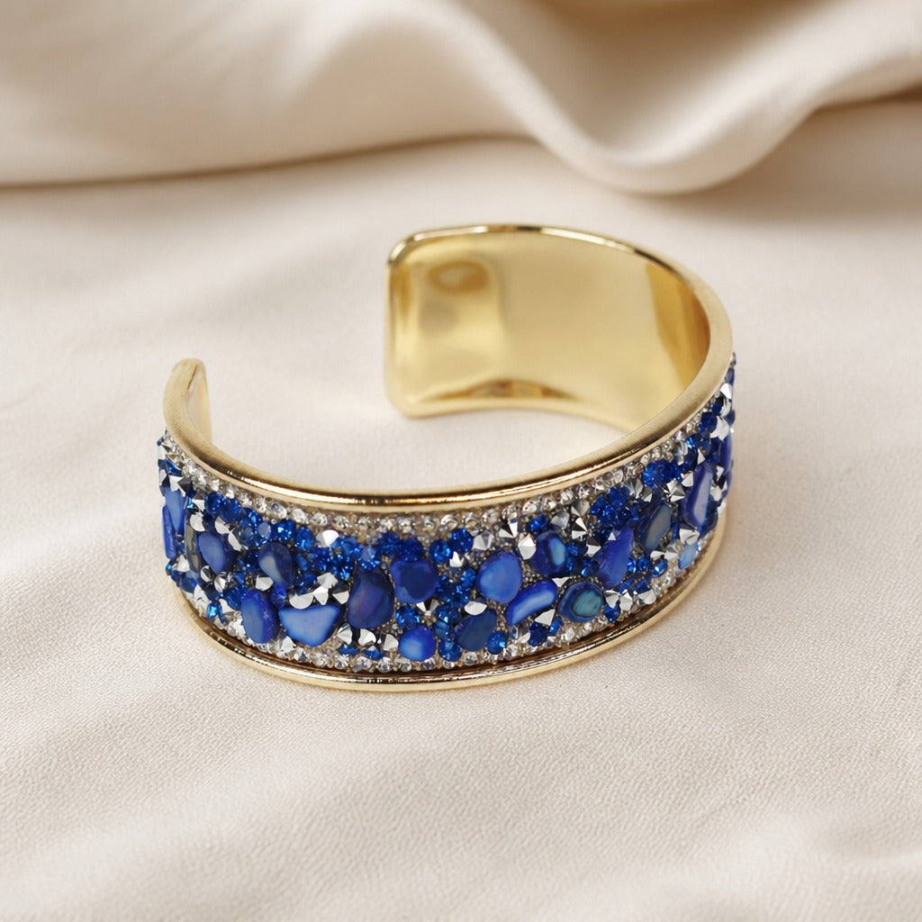 Pulsera de oro con zafiros azules – imagen 2