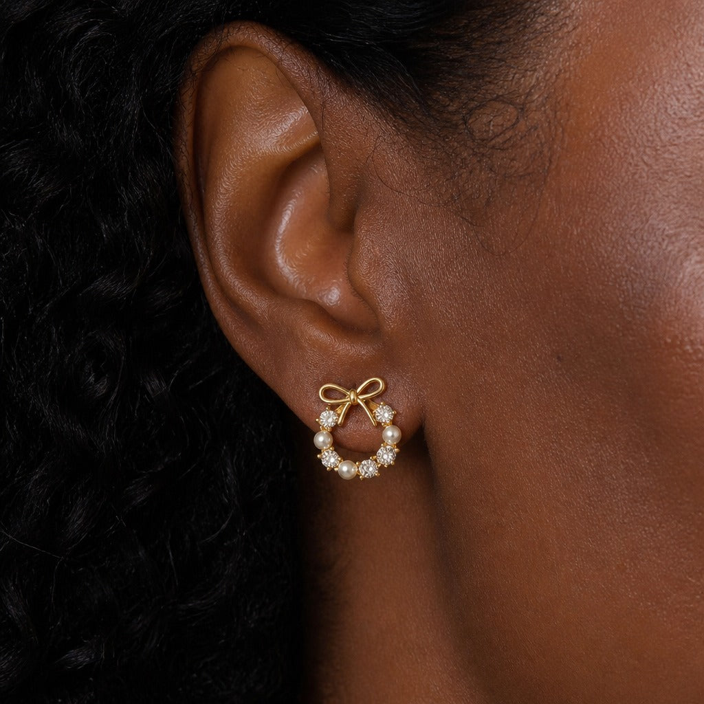 Pendientes de lazo con nudo – imagen 2
