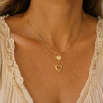 Collar de doble cadena Celeste