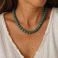 Collar de cuentas con forma de calabaza en tendencia
