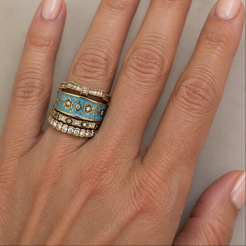 Set de anillos vintage de herencia