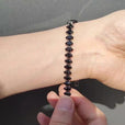 Pulsera gótica de ónice con declaración – imagen 2