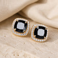 Pendientes cuadrados prestige de ónice