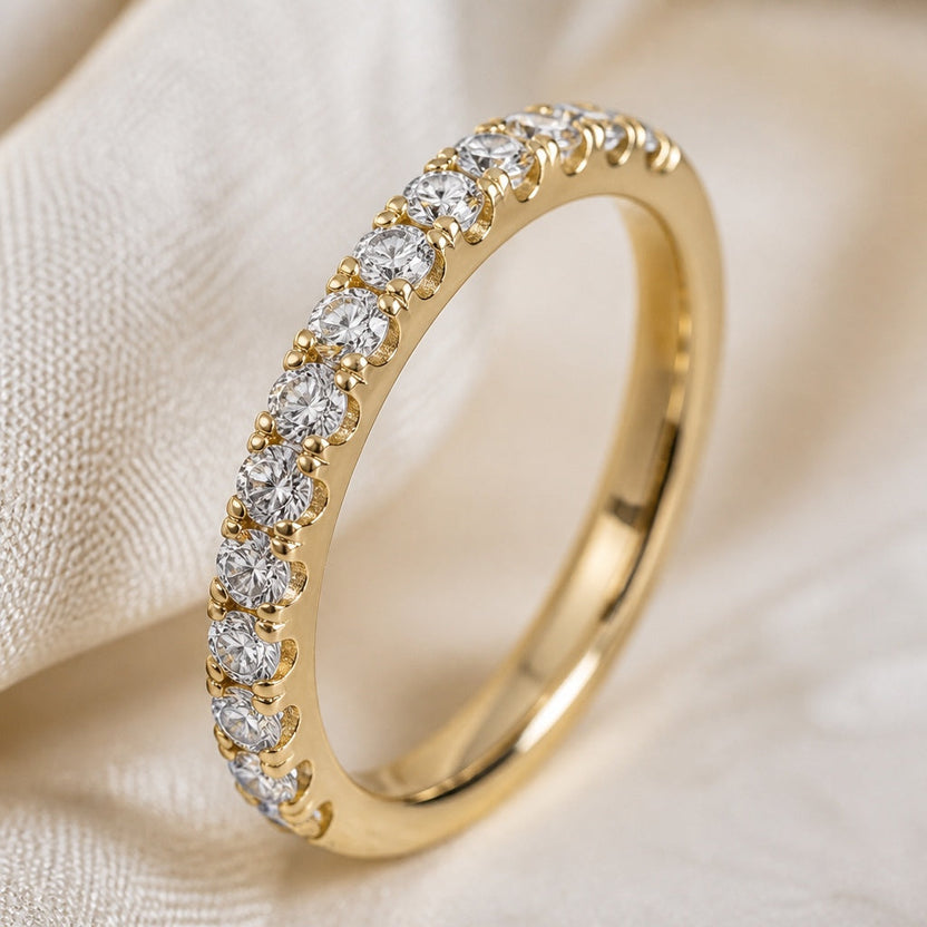 Anillo de oro Abrazo Brillante — Carmen, Lucía & Rocío