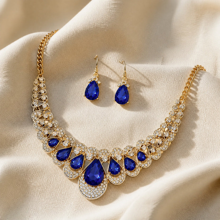 Set de joyería Maevina Zafiros
