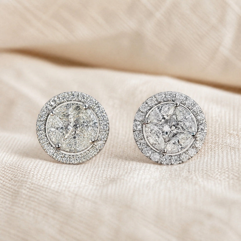 Pendientes redondos exquisitos