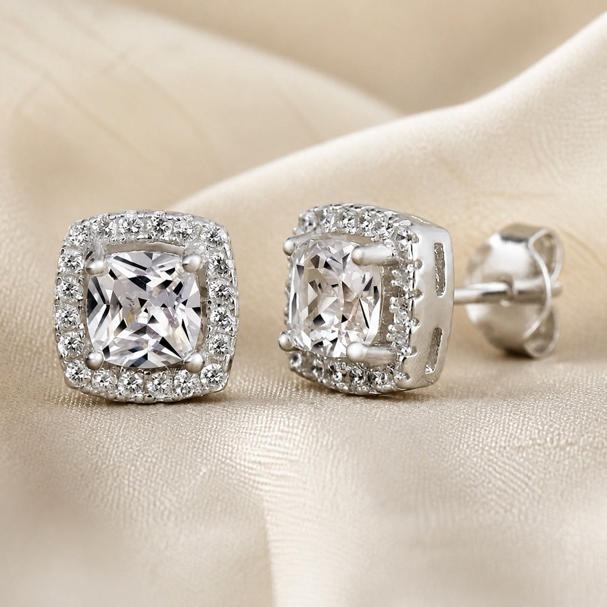 Pendientes de circonita brillantes – imagen 4