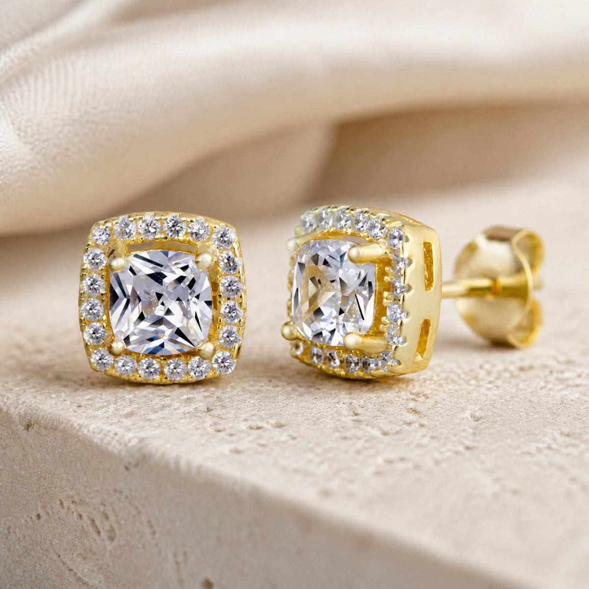 Pendientes de circonita brillantes – imagen 2