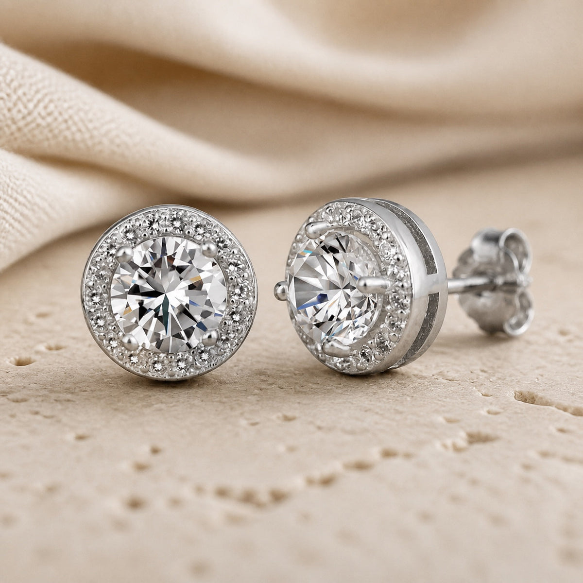 Pendientes de circonita brillantes – imagen 3