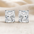 Pendientes minimalistas de cristal radiante