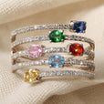Anillo icónico multicapa de colores – imagen 2