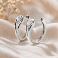 Pendientes de aro llamativos y brillantes – imagen 2