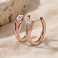 Pendientes de aro llamativos y brillantes – imagen 3