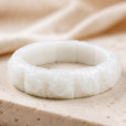 Pulsera de jade con flor de tendencia – imagen 3
