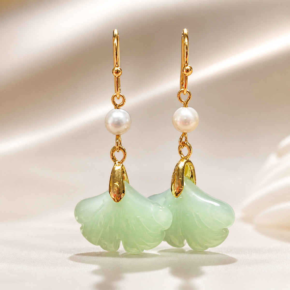 Pendientes elegantes Mint Bloom