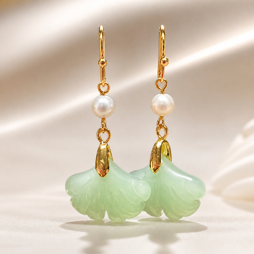 Pendientes elegantes Mint Bloom