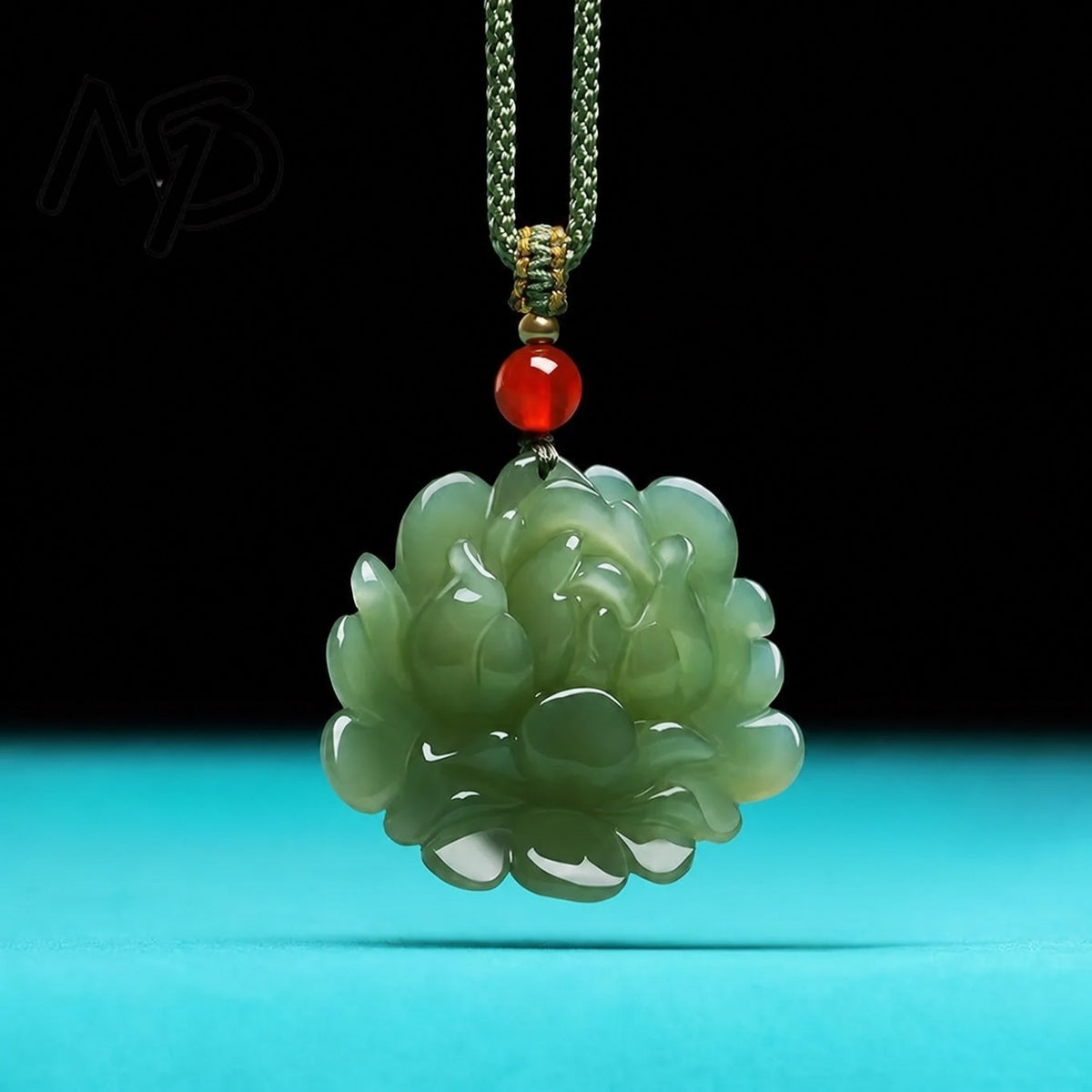 Collar con dije de flor de loto