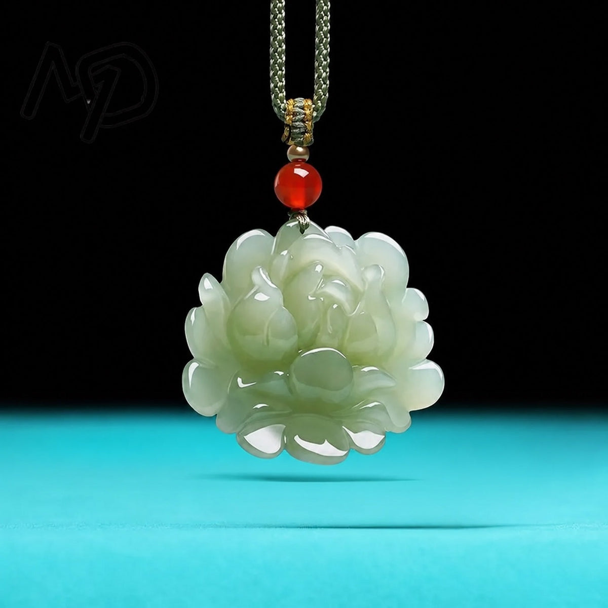 Collar con dije de flor de loto – imagen 2