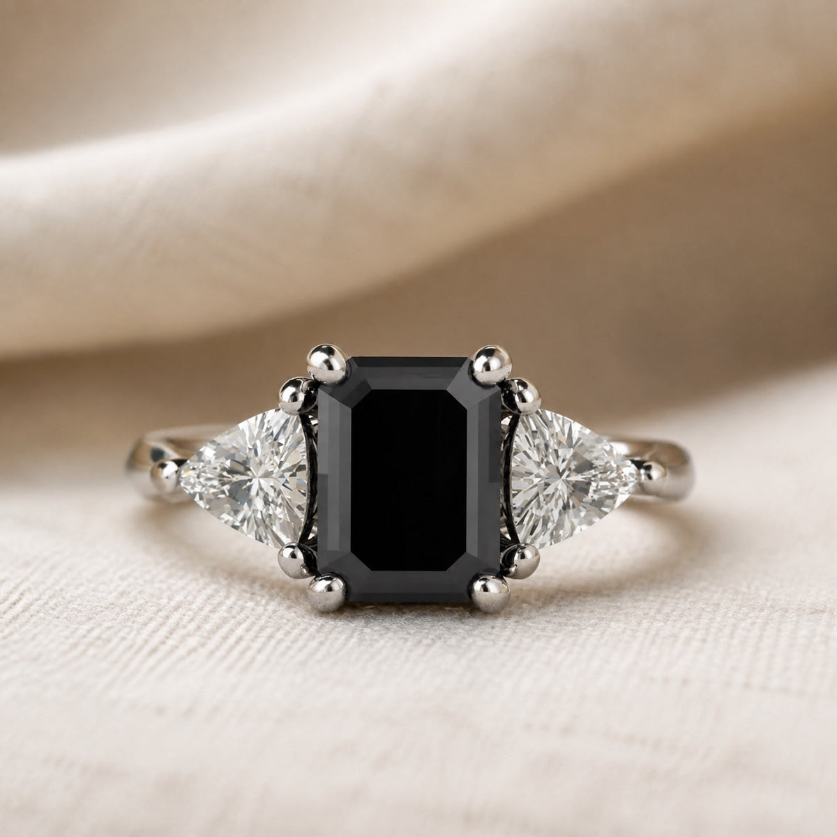 Anillo de plata prestige con ónice