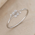 Pulsera de flores con circonita – imagen 2