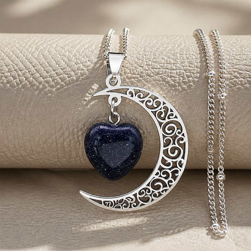 Collar corazón Midnight Moon