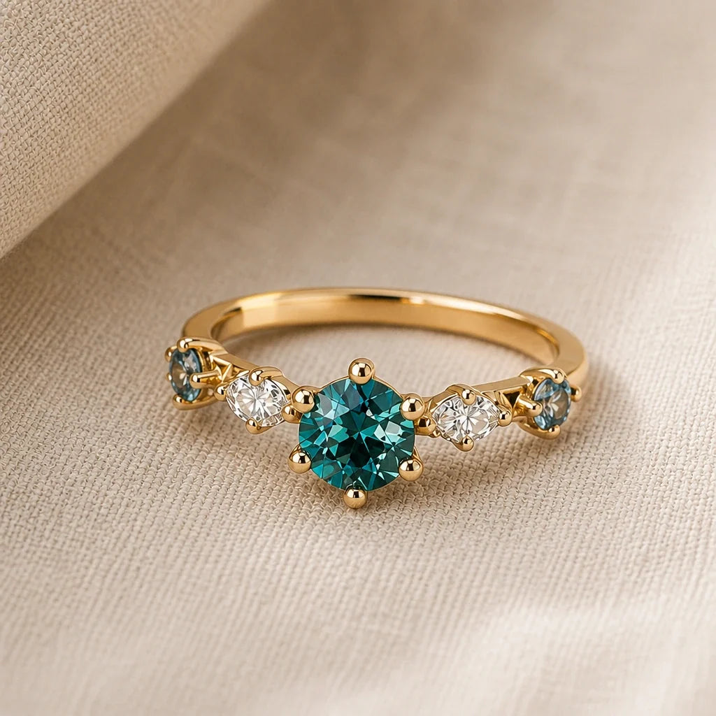 Anillo vintage artesanal de hada – imagen 2