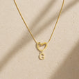 Collar inicial corazón Evermore – imagen 9
