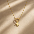 Collar inicial corazón Evermore – imagen 14