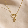 Collar inicial corazón Evermore – imagen 18