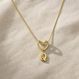 Collar inicial corazón Evermore – imagen 19