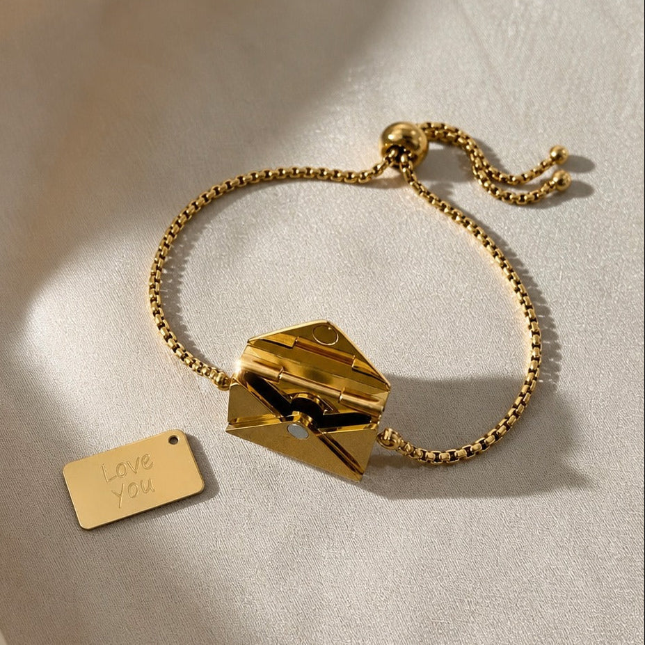 Pulsera Valora con compartimento secreto tipo sobre