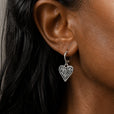 Pendientes colgantes de corazón exquisitos – imagen 2